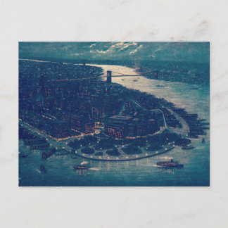 New York City Retro Postcard