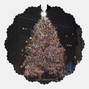 New York City Rockefeller Centre Christmas Tree Decoration Card