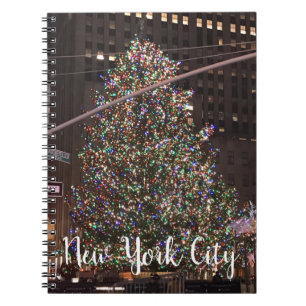 New York City Rockefeller Centre Christmas Tree Notebook
