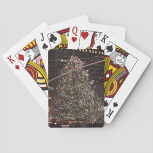 New York City Rockefeller Centre Christmas Tree Playing Cards