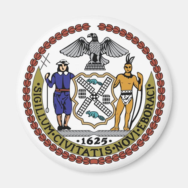 New York City Seal Magnet (Front)