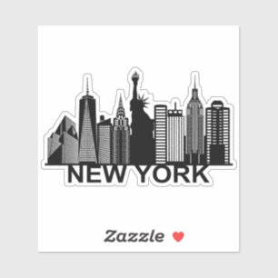 New York city silhouette
