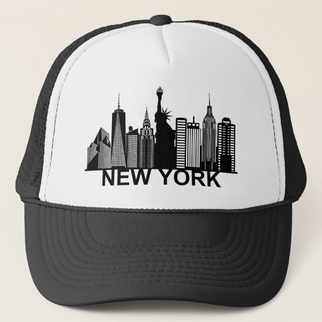 New York city silhouette Trucker Hat (Front)