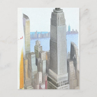 New York City Sketch Art Card