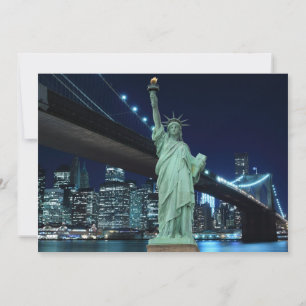 New York City skyline at Night Lights,