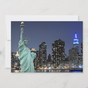 New York City skyline at Night Lights, Midtown Man