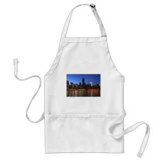 New York City Skyline at Night Standard Apron