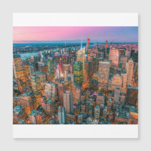 New York City Skyline at Sunset NYC Twilight