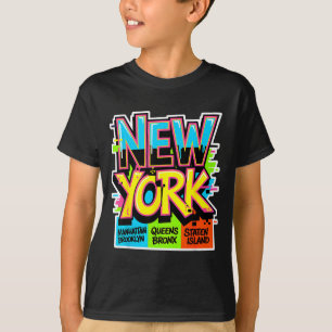 New york city skyline bronx queens manhattan state T-Shirt