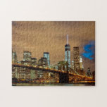 New york city skyline brooklyn bridge jigsaw puzzle<br><div class="desc">New york city skyline brooklyn bridge jigsaw puzzle.</div>