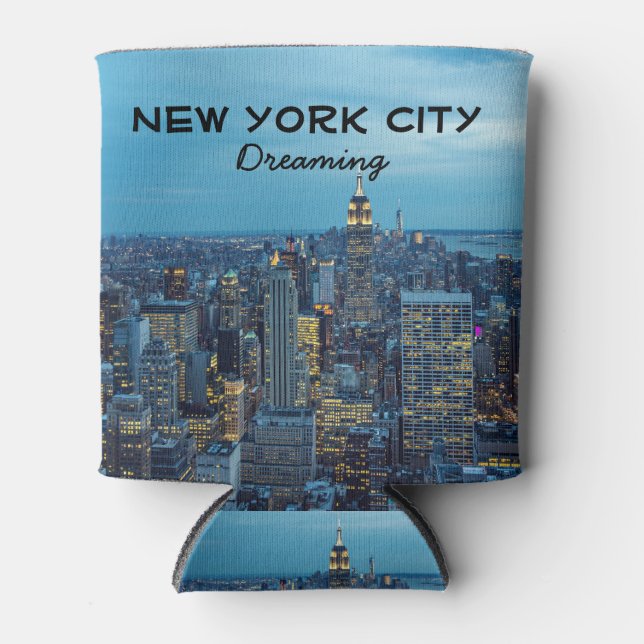 New York City Skyline Can Cooler (Front)