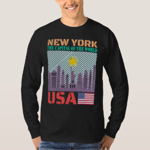 New York City Skyline Country City Skyline Landmar T-Shirt