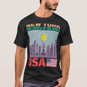 New York City Skyline Country City Skyline Landmar T-Shirt