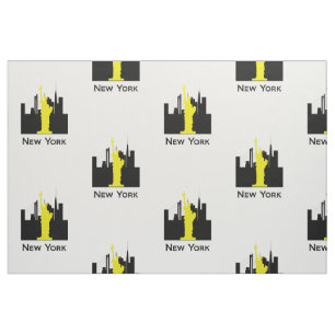 New York City Skyline Fabric