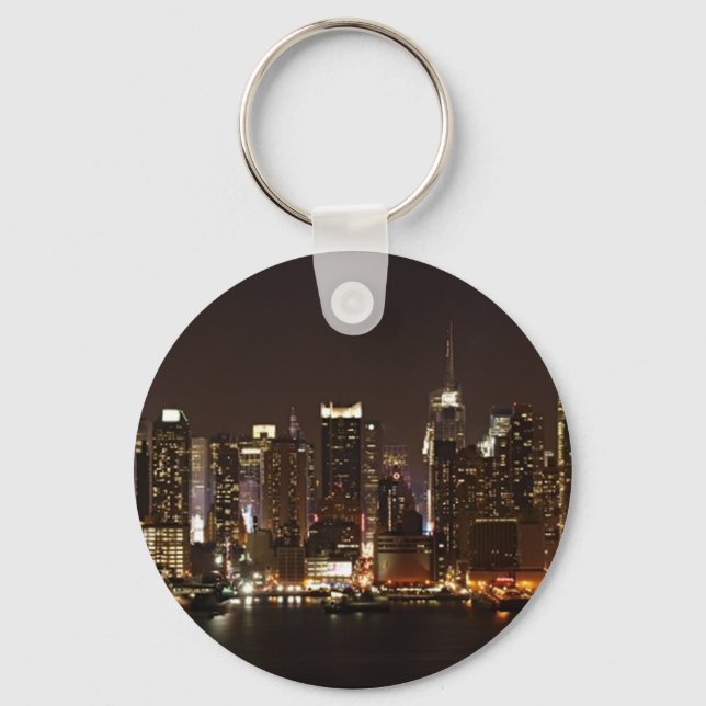 New York City Skyline Key Ring (Front)