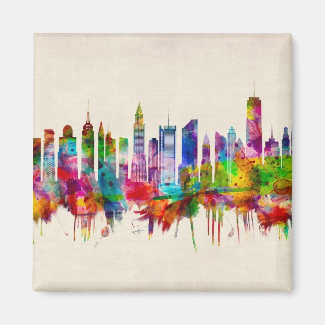 New York City Skyline Magnet (Front)