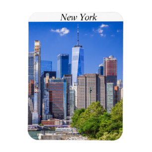 New York city skyline Magnet