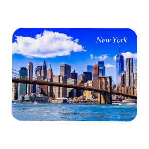 New York city skyline Magnet