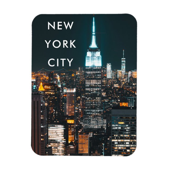 New York City Skyline Magnet (Vertical)