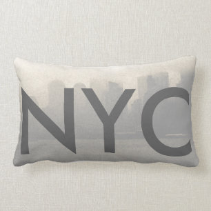 New York City Skyline NYC CricketDiane Travel Lumbar Cushion