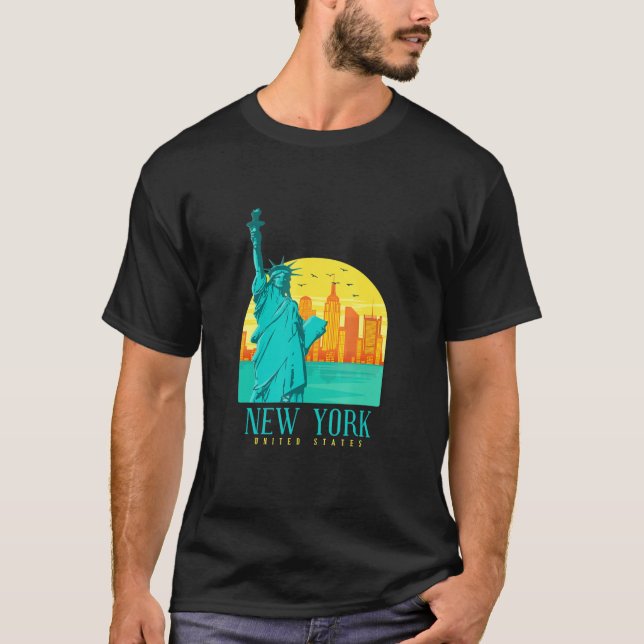 New York City Skyline Nyc New Yorker Cityscape New T-Shirt (Front)