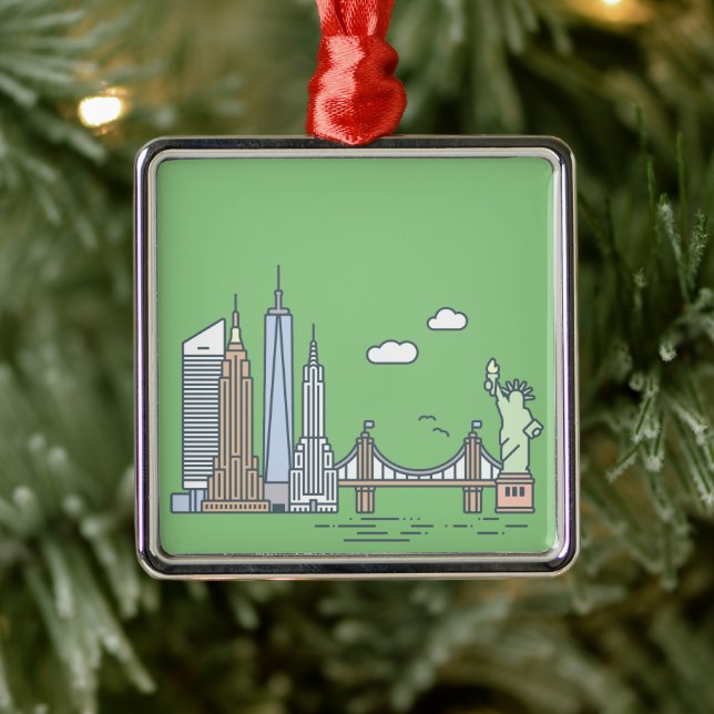 New York City Skyline - Ornament  (Tree)