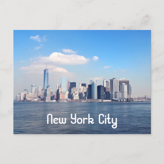 New York City Skyline Postcard (Front)