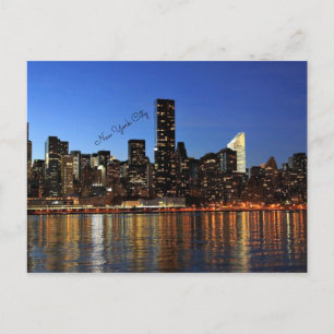 New York City Skyline Postcard
