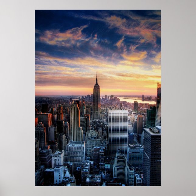 New York City Skyline Poster (Front)