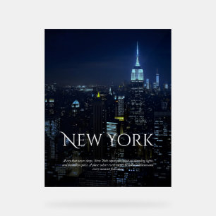 New York City Skyline Poster – Modern Wall Art Pri