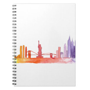 NEW YORK CITY skyline Spiral Notebook
