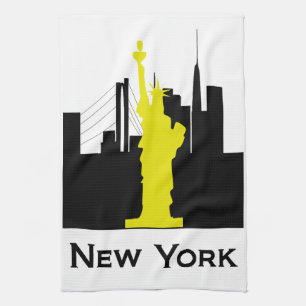 New York City Skyline Tea Towel