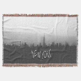 New York City Skyline Throw Blanket