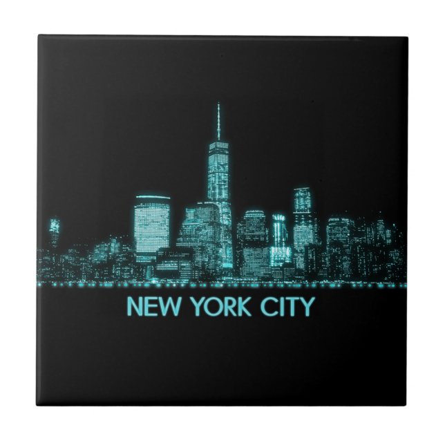 New York City Skyline Tile (Front)