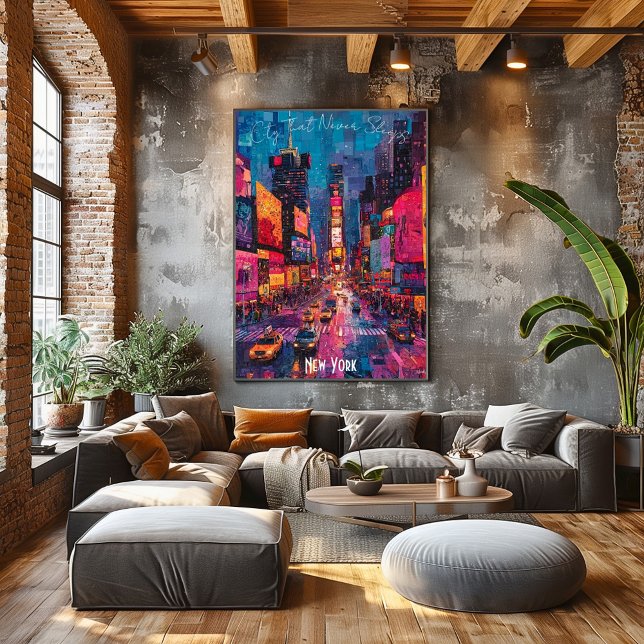 New York City Skyline – Vibrant NYC Wall Art (Creator Uploaded)