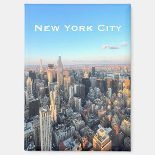 New York City Skyline View Magnet