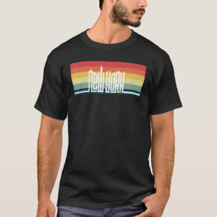 New York City Skyline Vintage I Love NY Buildings  T-Shirt
