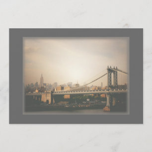 New York City Skyline Wedding Invitation
