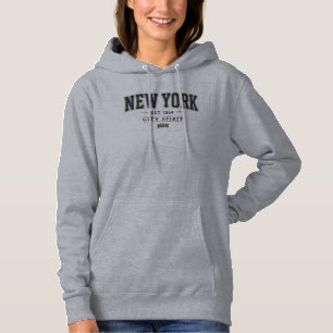 New York City Spirit Vintage Varsity Women’s Hoodi Hoodie