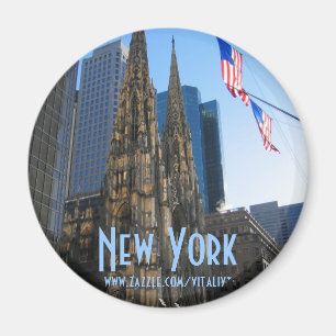 New York City St. Patrick's Cathedral magnet