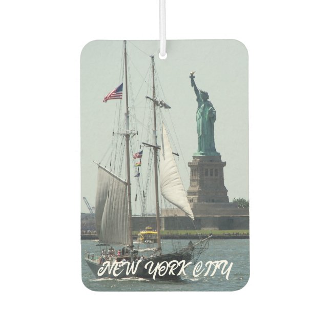 New York City Statue of Liberty Car Air Freshener (Front)