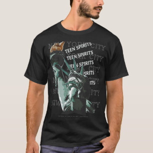 New York City Statue of Liberty Teen Spirit Freedo T-Shirt