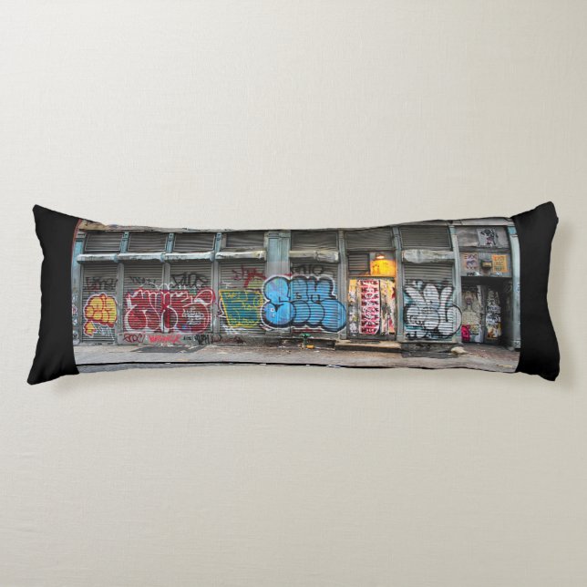 New York City Street Urban Photo Body Cushion (Front)