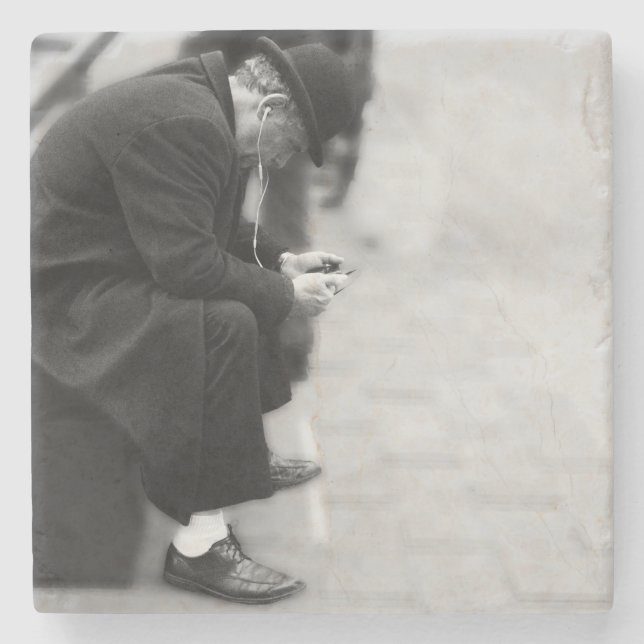 New York City Street Urban Photo Stone Coaster (Front)