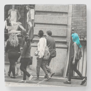 New York City Street Urban Photo Stone Coaster