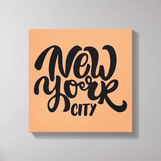 New York City Style Canvas Print (Front)