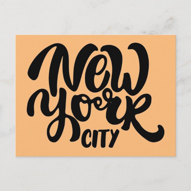 New York City Style Postcard (Front)