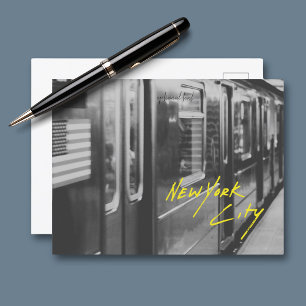 New York City Subway Postcard