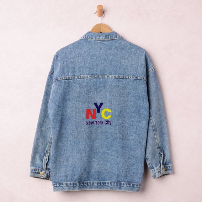 New York City T-Shirt Denim Jacket (Hangar)
