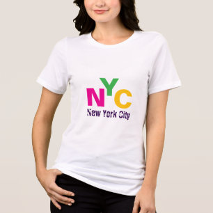 New York City T-Shirt Tri-Blend Shirt